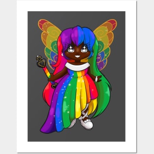 Rainbow Fairy Posters and Art